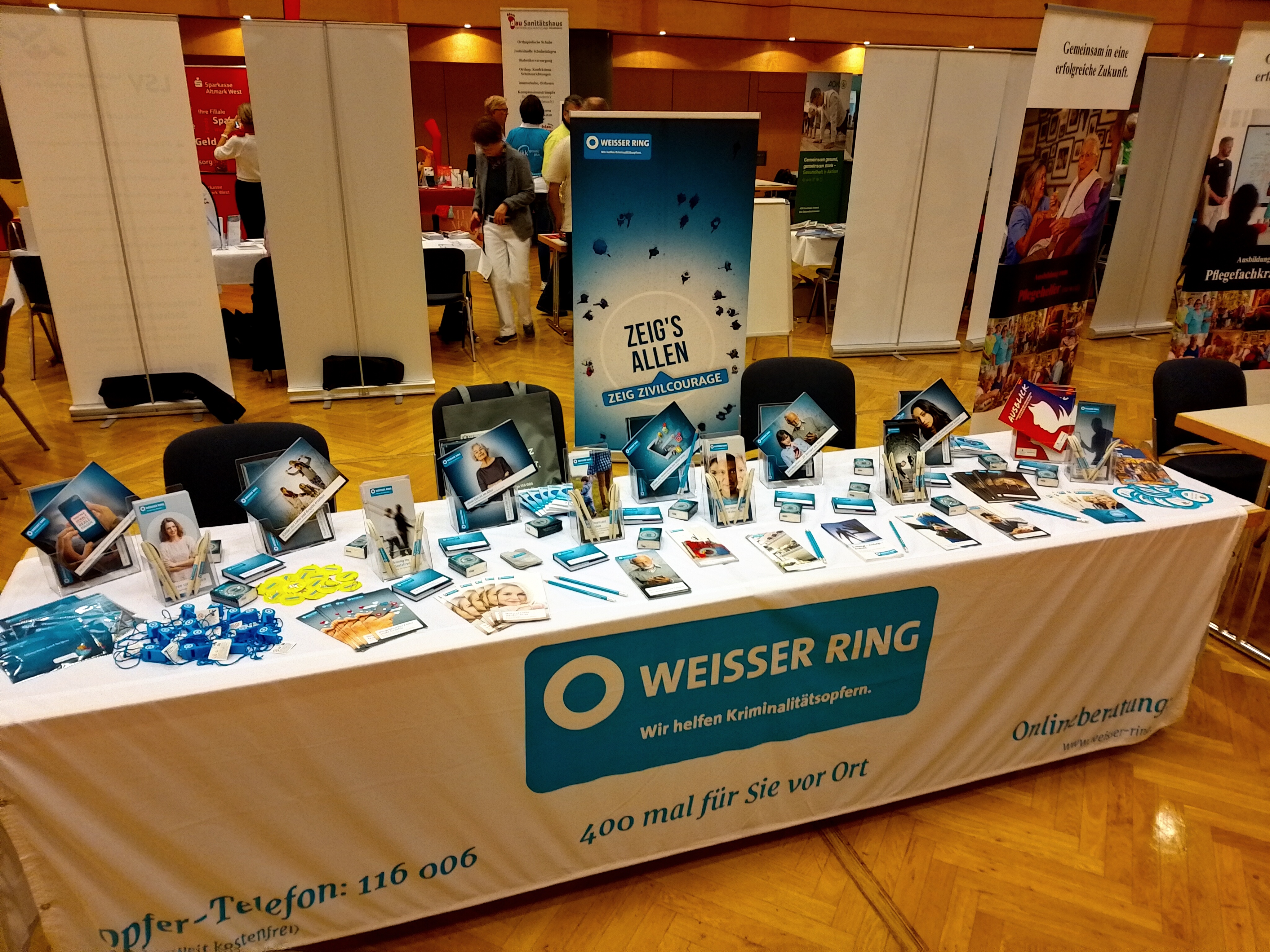 Infomaterial zur Seniorenmesse in Salzwedel am 07.10.2026